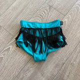 Tiger Friday Dancewear, Shimmy Ballroom Briefs in Aquamarine Teal, CL