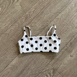 Tiger Friday Dancewear, True Cami Bra in Dottie Polka Dot, CL 