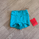 Tiger Friday Dancewear, Vegas Shorties in Macaw Blue, CL