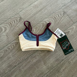 Tiger Friday Dancewear, Vision Crop Top in Provence Blue White, CXL