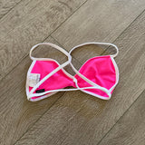 Tiger Friday, Dawn Bralette in Malibu Pink White, CXL