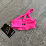 Tiger Friday, High Drama Crop Top in Hot Punk Pink, CL