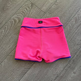 Tiger Friday, Horizon Ribbed Shorties in Catwalk Pink, CXL