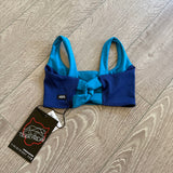 Tiger Friday, June Crop Top in Acadia Blue, CXL