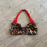 Tiger Friday, Lolly Bra in Wild Cherry Cheetah and Black, AXS