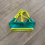 Tiger Friday, Madelyn Crop Top in Spring Green Yellow,