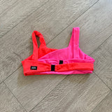 Tiger Friday, Monica Mix-and-Match Bralette in Hot Tamale Pink orange