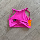 Tiger Friday, Orbital Crop Top in Mai Tai Pink, CL