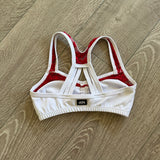 Tiger Friday, Ozzie Crop Top in Cherry Ice Red White, CL