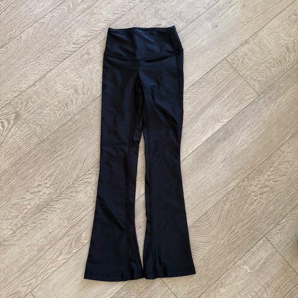 Tiger Friday, Radiance Retro Flare Leggings in Obsidian Black, CM