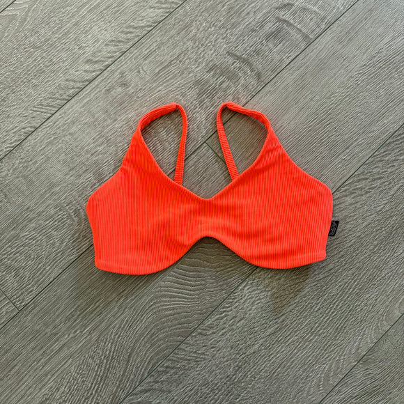 Tiger Friday, Ruth Bralette in Firebird Orange, AXS