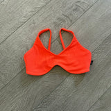 Tiger Friday, Ruth Bralette in Firebird Orange, AXS