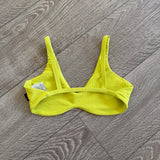 Tiger Friday, Ruth Bralette in Ribbed Yellow