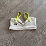 Tiger Friday, Salem Crop Top in Lemongrass White Yellow, CL
