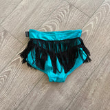 Tiger Friday, Shimmy Ballroom Briefs in Aquamarine Teal, CL