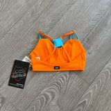 Tiger Friday, Sizzle Crop Top in Boulevard Orange, AXS 