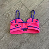 Tiger Friday, Solar Crop Top in Catwalk Pink, CXL 