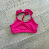 Tiger Friday, Sweetheart Crop Top in Fuchsia Pink, CL