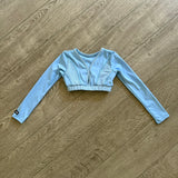 Tiger Friday, Take Two Reversible Crop in Sky Blue, CM