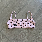 Tiger Friday, True Cami Bra in Antique Dot Pink Brown, AS 