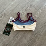 Tiger Friday, Vision Crop Top in Provence Blue White, CXL