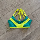 Tiger Friday dancewear, Madelyn Crop Top in Spring Green Yellow,