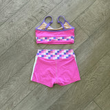 XO Dance, Check Me Out Top and Checkmate Short in Pink