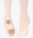 Capezio, Child Hanami Canvas Split Sole Ballet Slipper, Size Kids 2 - Final Sale