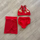 details dancewear convention set and mesh shorts cm back