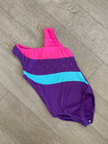 Danskin, Color Block Gymnastics Leotard, CL 10/12