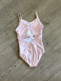 Danz N Motion, Ballet Pink Mesh Back Leotard, Child 6/7