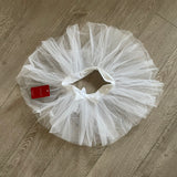 Capezio, White Sparkle Tutu Skirt with Bow, CL 12/14
