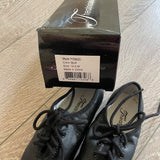 Theatricals, Girls Lace Up Jazz Shoes in black, Size Kids 12M