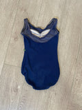 Lucky Leo, Navy Blue Leotard, XXS Child 6/7