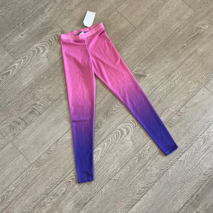 Ella Dancewear, Pink Purple Ombre Leggings, CI 7/8