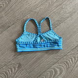 Ivivva, Blue Striped Sports Bras, CS 6