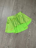 Neon Green High Low Ballroom Skirt, CM 8