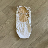 Second Skin, White Kashmir Leotard, CM 7/8