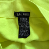 Soho Girls, Neon Yellow Biker Shorts, AS Women's 0/2