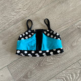 BP Designs, Bright Blue Polka Dot Top, YS 5