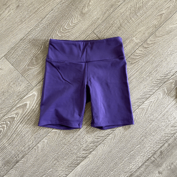 Purple Pixies, Pivot Biker Shorts in Purple, CL 12