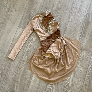 AA Dance, Semi Custom Opera Costume in Tan, CL 8/9