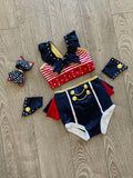 Little Londyn, Red White Blue Patriotic Dance Costume, CM 7/8