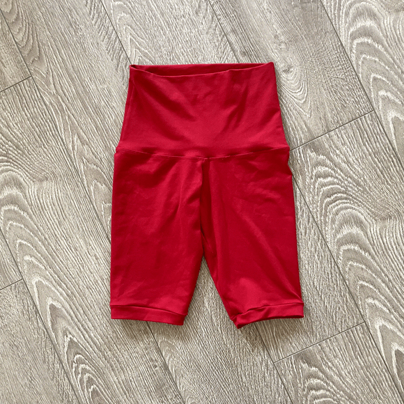 Second Skin, Red Biker Shorts, CM 7/8