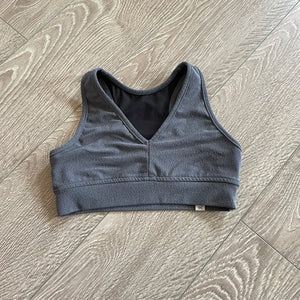 Five Dancewear, Airbrush Crop Top in Grey, YM 5/6