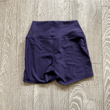 Five Dancewear, Dark Purple Biker Shorts, YXL 10