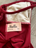 Mirella, Red Criss Cross Leotard, CL 8/10