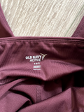 Old Navy, Burgundy Camo Pants, CS 6/7