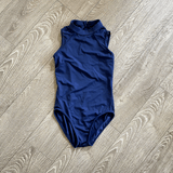 Balera, Navy Blue Mesh Shoulders Leotard, MC 10/12