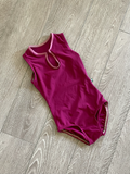 Luckyleo, Dark Pink Classic Leotard , XXS Child 6/7